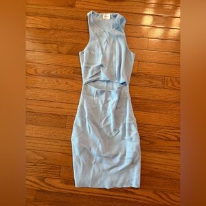 Wilfred Free Cut-Out Knit Tank Mini Dress